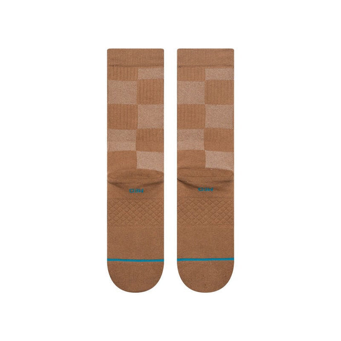 Stance Kids' Crew Socks - Down and Out - Brown