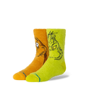 Stance Kids' Fuzzy Crew Socks - Grinch and Max