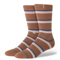 Stance Men's Butter Blend Crew Socks - Strata - Brown