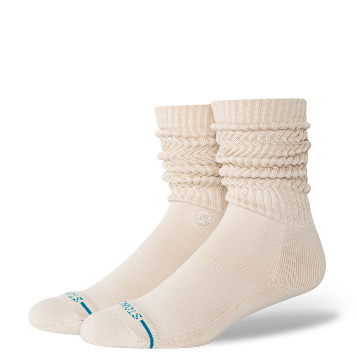 Stance Women's Icon Slouch Crew Socks - Oatmeal