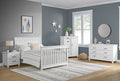 Stirling Weathered White Full Bed Conversion Rails (Crib Sold Separately)