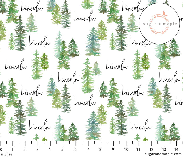 Sugar + Maple Large Blanket & Hat Set - Pine Tree