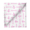 Sugar + Maple Large Stretchy Blanket - Anchor Pink