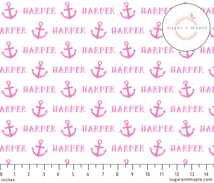 Sugar + Maple Large Stretchy Blanket - Anchor Pink