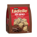 Tadelle Kup Wafer with Cacao Cream is a delicious bite-sized treat made with crispy wafer layers and rich hazelnut cacao cream.