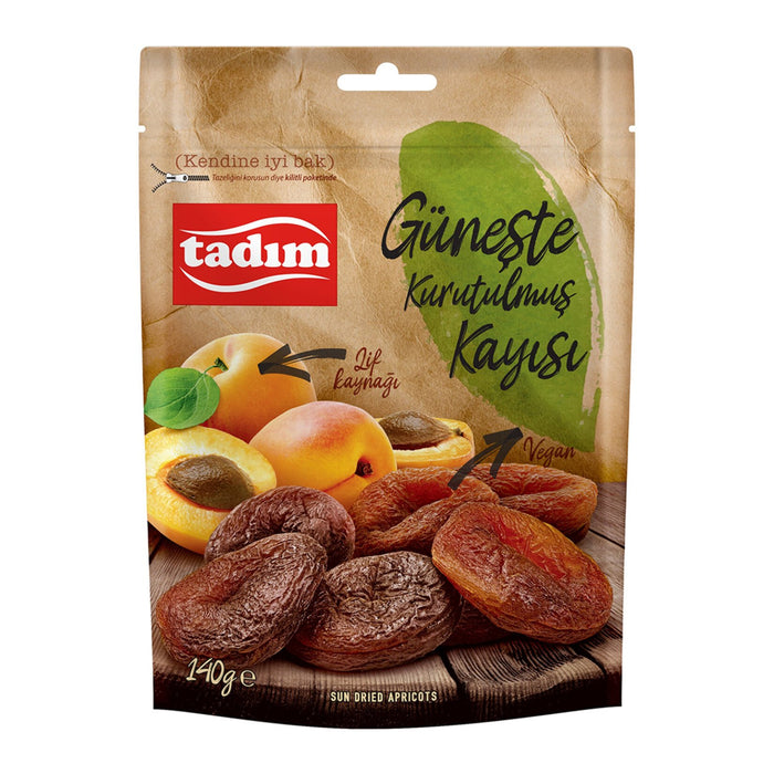 Tadım Sun Dried Apricot (Güneşte Kurutulmuş Kayısı) 140 g