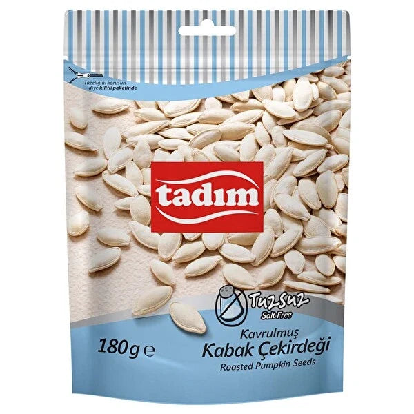 Tadım Unsalted Pumpkin Seeds (Tuzsuz Kabak Çekirdeği) 180 G