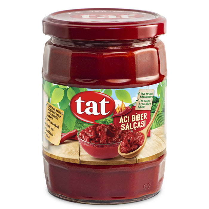 Tat Acı Biber Salçası 550 G