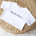 The Baby Cubby Big Brother Tee - White