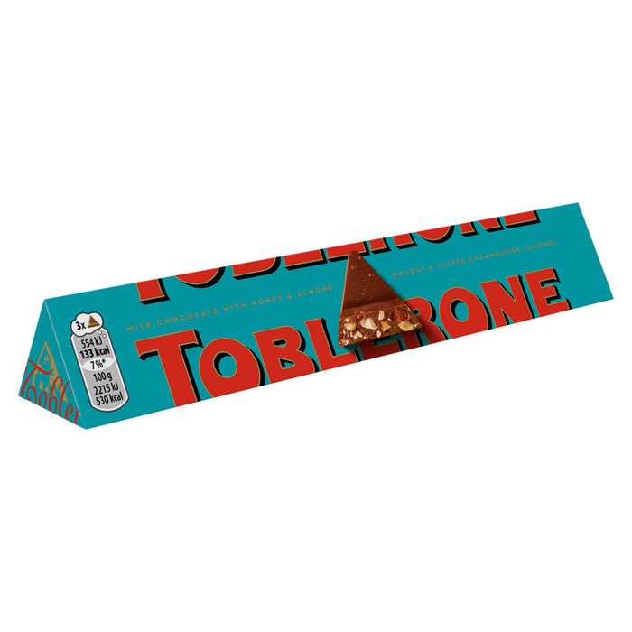 Toblerone Crunchy Almonds Milk Chocolate Bar brings a Swiss twist to your sweet cravings with a touch of Turkish delight.