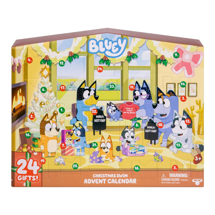 Moose Toys Bluey Advent Calendar - Christmas Swim