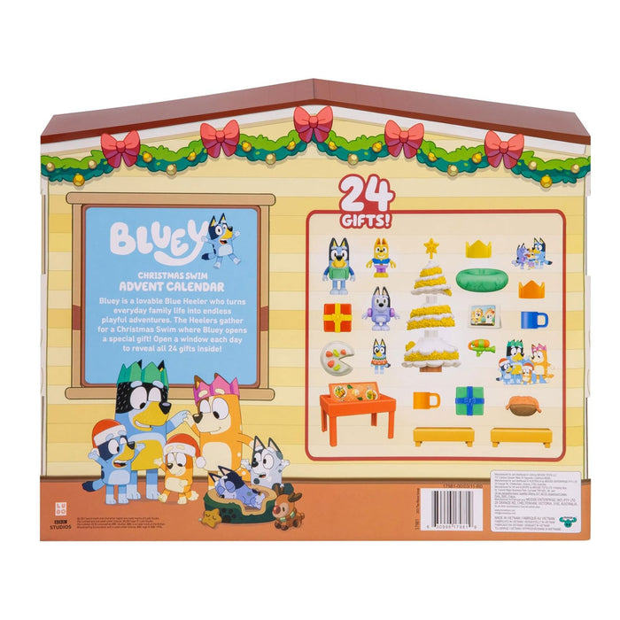 Moose Toys Bluey Advent Calendar - Christmas Swim