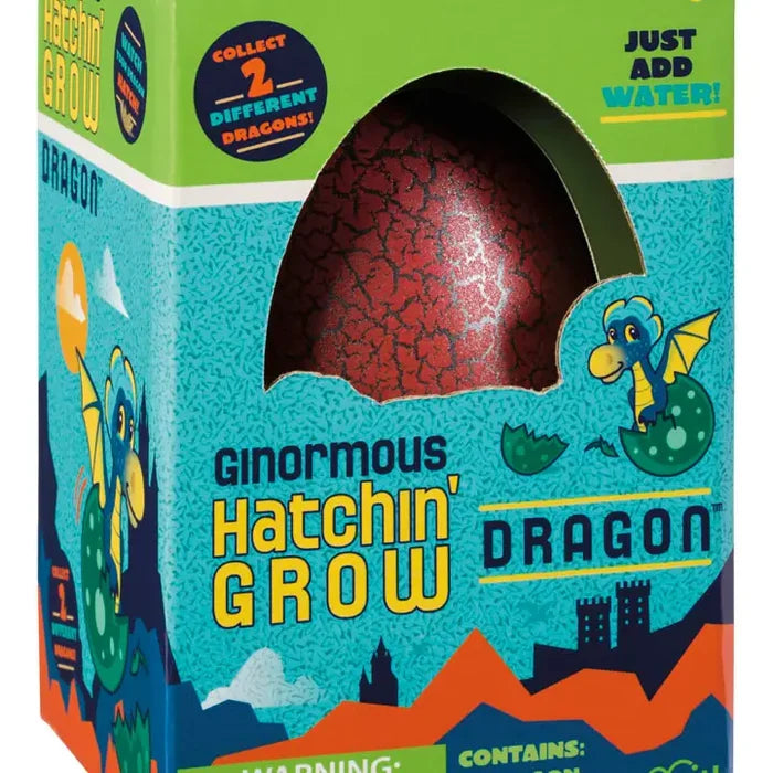 Toysmith Ginormous Hatchin' Grow Dragon - Assortment