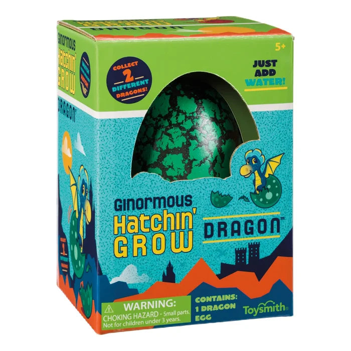 Toysmith Ginormous Hatchin' Grow Dragon - Assortment