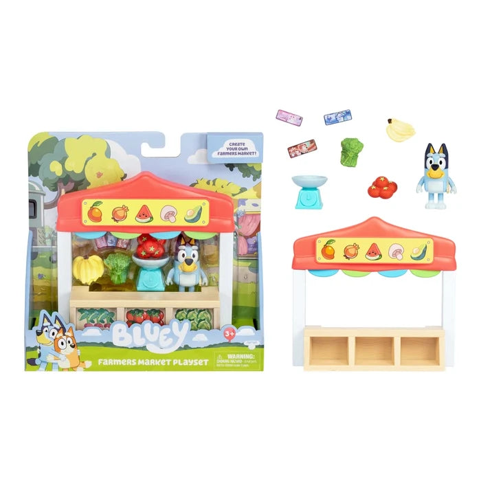 Toysmith Moose Toys Bluey Mini Playset - Farmer's Market