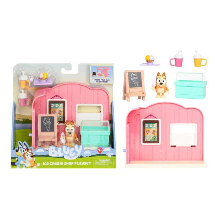 Toysmith Moose Toys Bluey Mini Playset - Ice Cream Shop