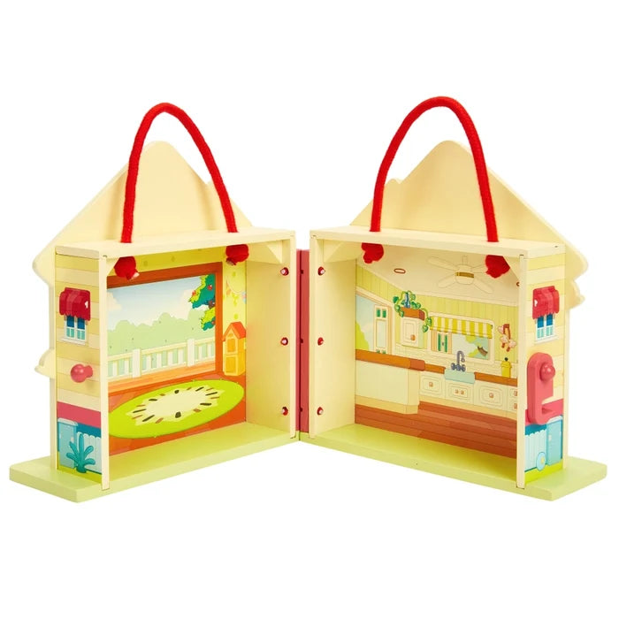 Toysmith Moose Toys Bluey Wooden Carry Along House