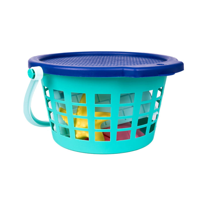 Toysmith Sand Bucket Set - 10PC - Teal
