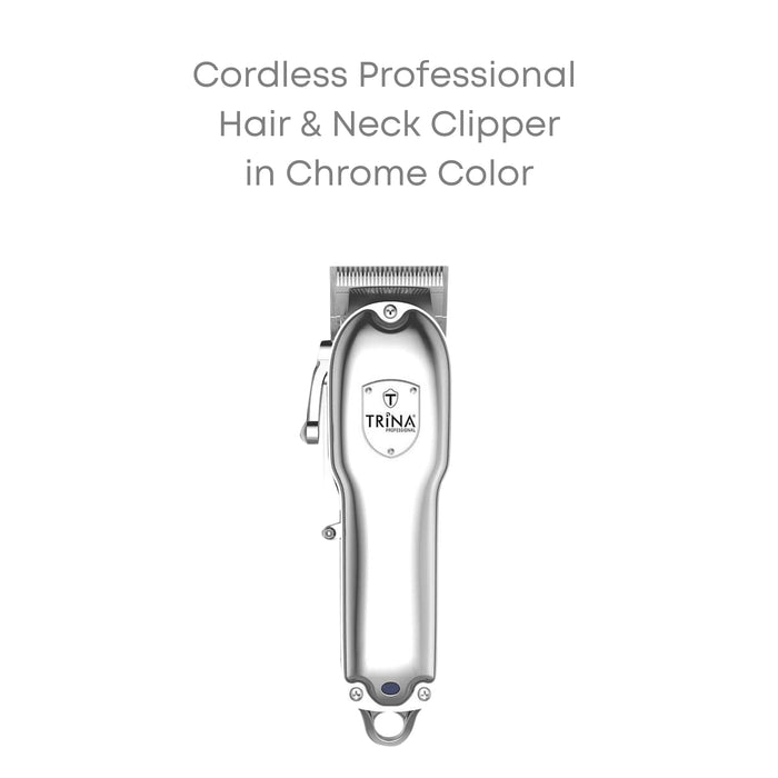 Trina Professional Hair and Neck Clipper Cordless