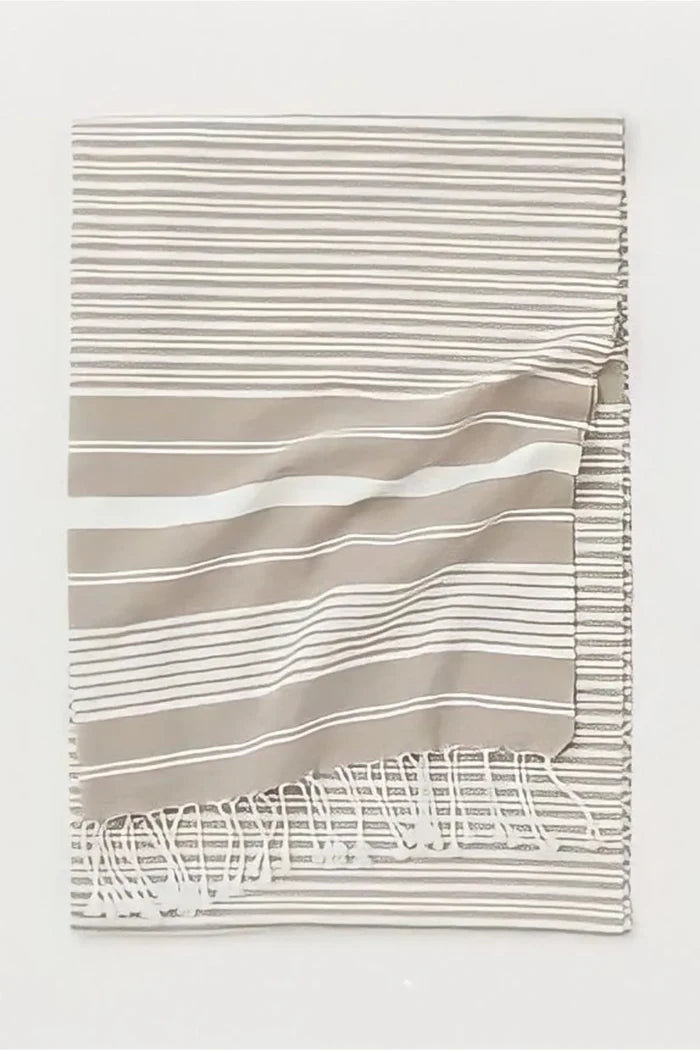 Peshtemal 100% Cotton Bath Towel Beige