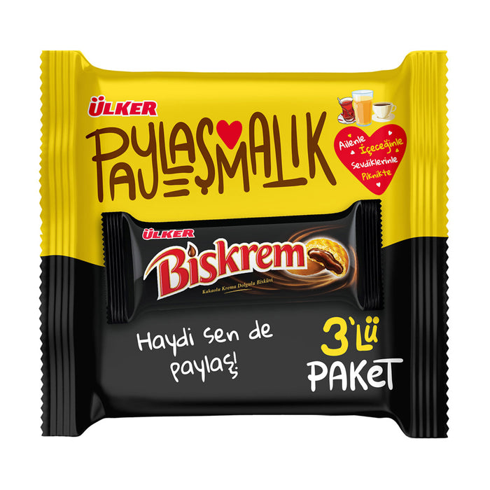 Ulker Biskrem Cacao Filled Biscuit brings the rich, chocolatey taste of Türkiye’s favorite snack to your doorstep.