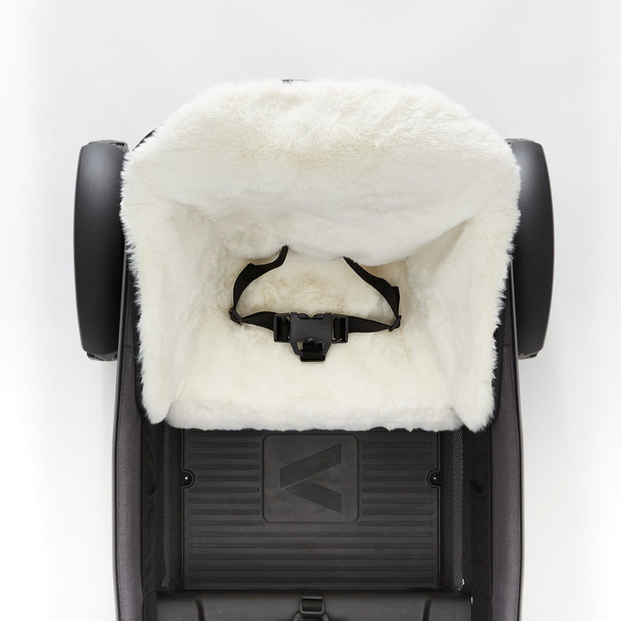 Veer Cruiser Shearling Seat Cover - White