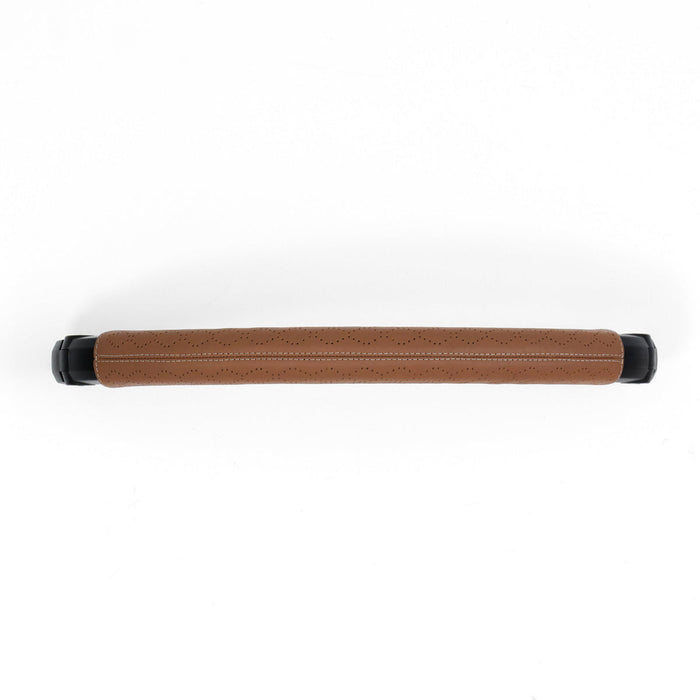 Veer Switchback Seat Bumper Bar Leather Grips - Genuine Napa Leather - Saddle