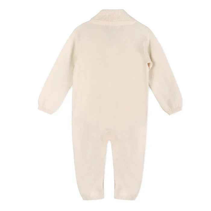 Viverano Organics Milan Shawl Sweater Knit Baby Jumpsuit