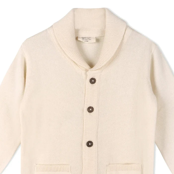Viverano Organics Milan Shawl Sweater Knit Baby Jumpsuit