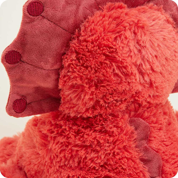 Warmies Red Triceratops