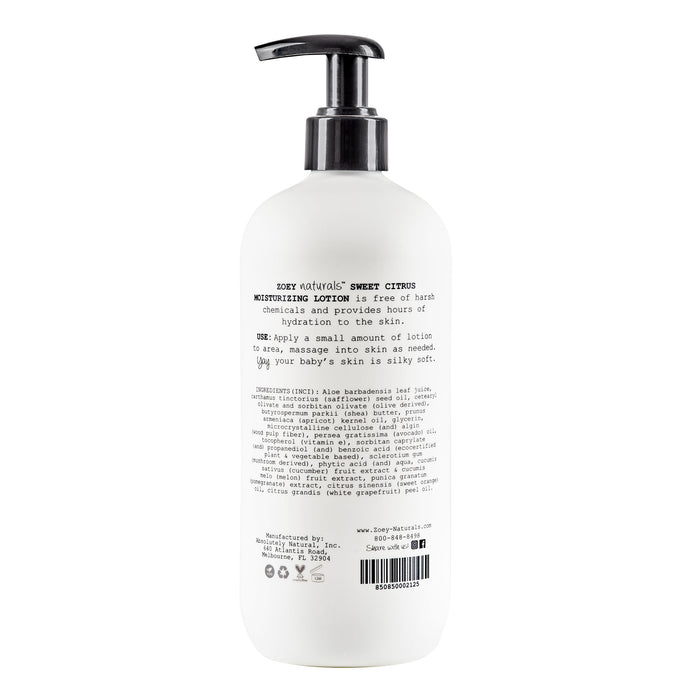 Zoey Naturals Moisturizing Lotion - 17 fl oz - Sweet Citrus