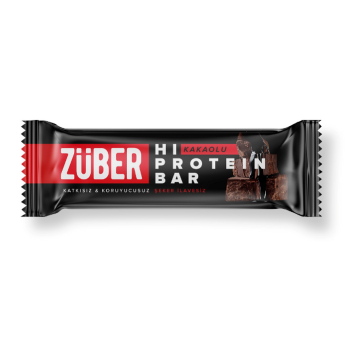 Zuber Hi-Protein Cacao Bar is a delicious, guilt-free snack packed with natural ingredients and a ri