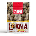 Zuber Lokma Hazelnut Covered Fruit Bites blend rich hazelnuts, naturally sweet dates, and a touch of